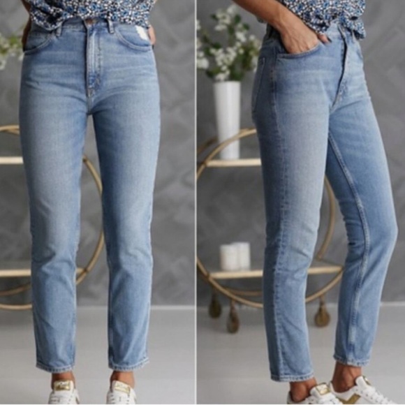 M.i.h Denim - M.i.h Jeans Women's Mimi Jean High Rise Slim Fit Straight Jeans Blue Size 27